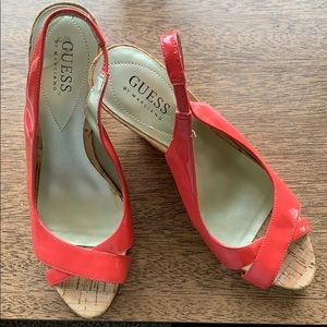 Guess by Marciano cork wedges